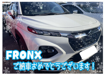 フロンクス　ご納車いたしました(*'▽')
